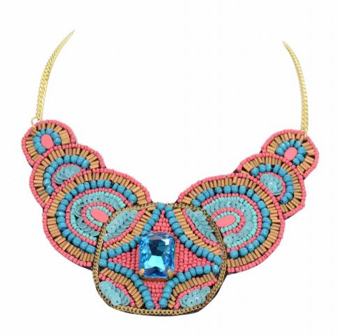 COLLAR BAB. HINDI TURQUESA