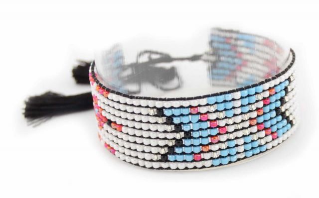 PULSERA BEADS TRADICIONAL P. BLANCO