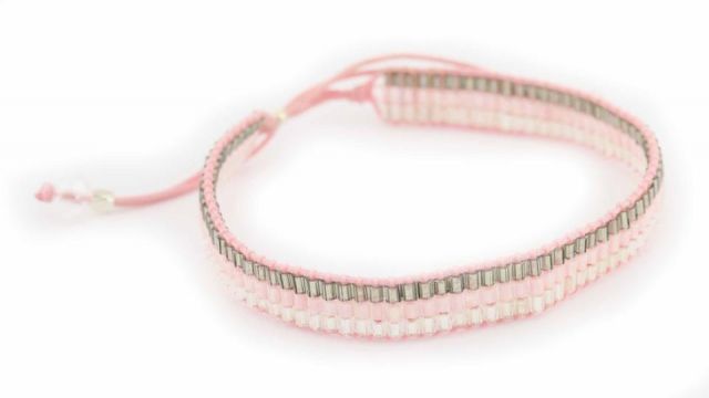PULSERA 4 LINEAS ROSA