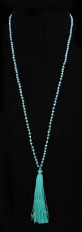 COLLAR PLUM CRISTAL AZUL