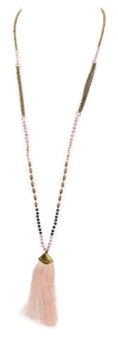 COLLAR PLUM PLANO ROSA