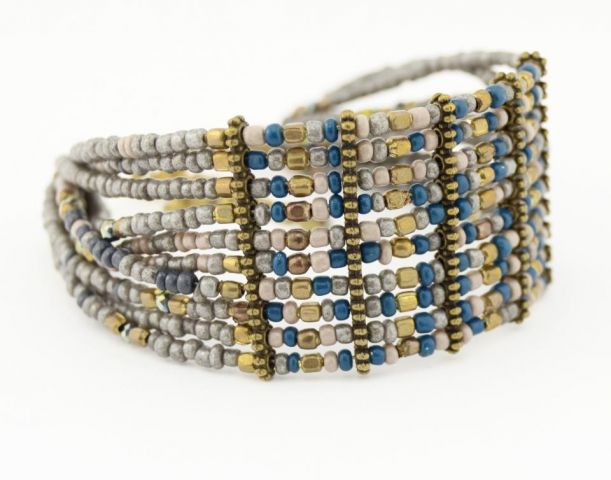 PULSERA OPEN ROMB - E
