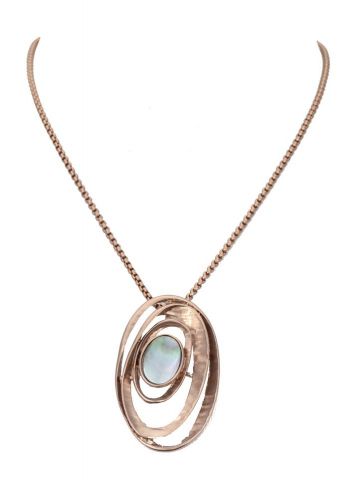 COLLAR COLG. ROSE GOLD OVAL
