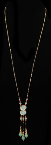 COLLAR LARGO 2 PIEDRAS MOON