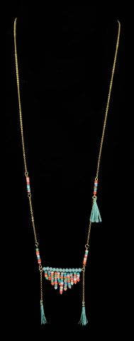 COLLAR BEADS TRIANGLE 3 POM