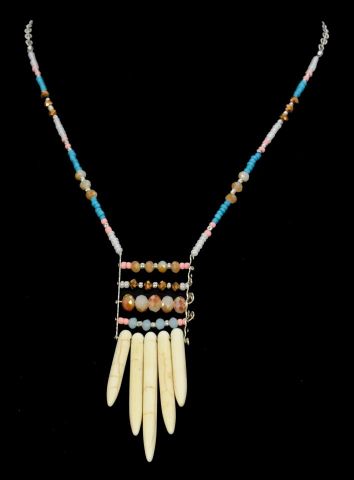 COLLAR SIOUX 5 LANZAS  CRUDO