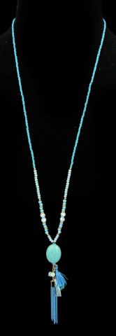 COLLAR PASTILLA TURQUES MEI