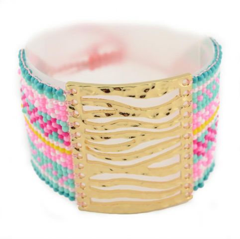 PULSERA BEADS FORNITUR CENTR PASTEL