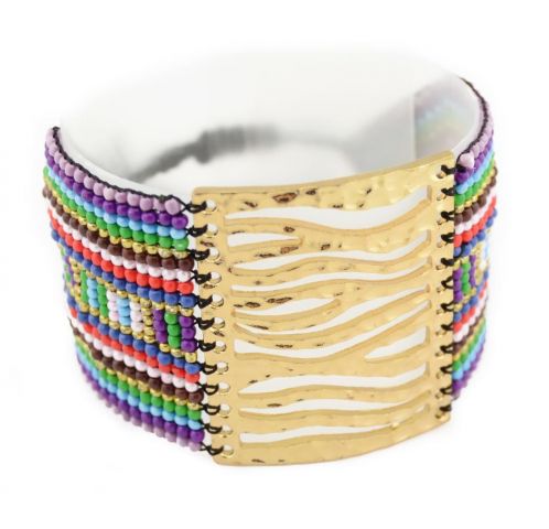 PULSERA BEADS FORNITUR CENTR MORADO