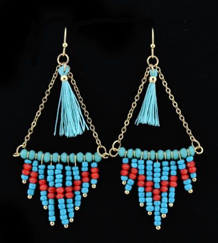 PENDIENTES TRIANG. CADENA MEI