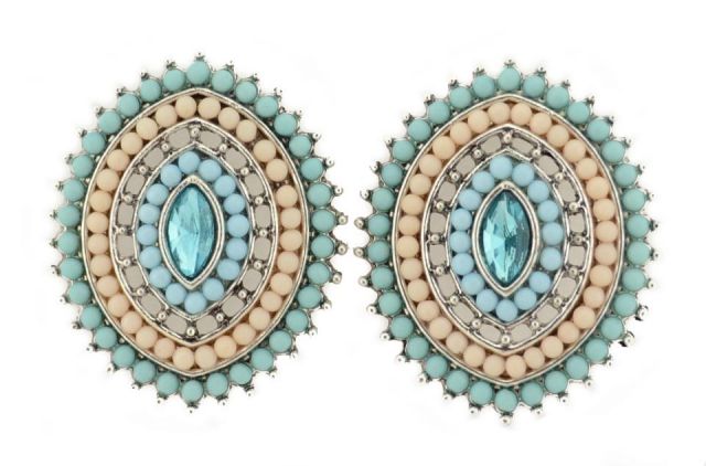 PENDIENTES SING OJO AZUL