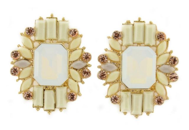 PENDIENTES SING RECTANG. ENMARC CRUDO