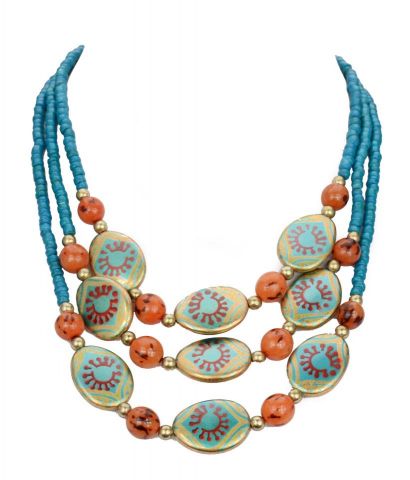 COLLAR 3V. PAST. TUR. PRINT