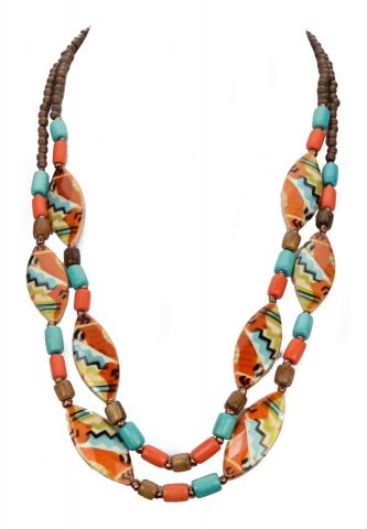 COLLAR 2V. PAST. GEO. SPICY