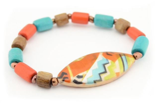 PULSERA 1V. PAST. GEO SPICY