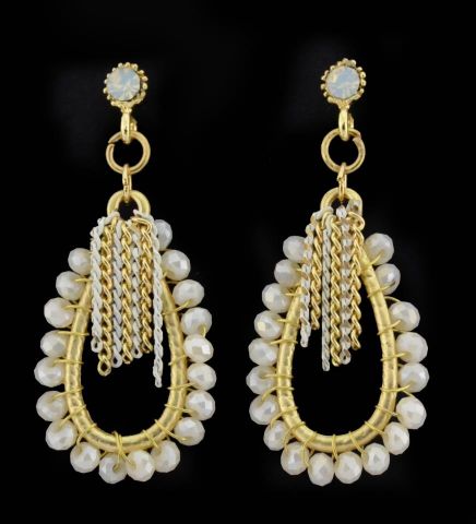 PENDIENTES OVAL HUECO NATURAL