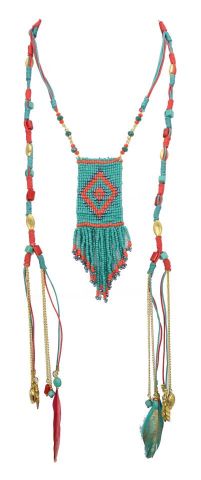 COLLAR BAB. NARANJAS Y AZUL