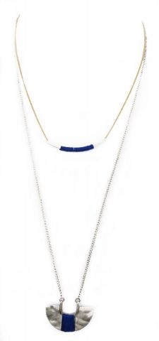 COLLAR 2 VUELTAS PLAT. MINI