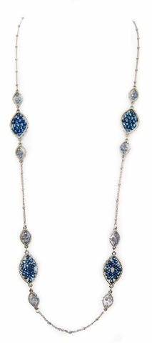 COLLAR OJIVAL OJOS  AZUL