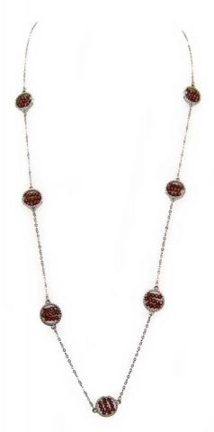 COLLAR OJIVAL RDO. P GRANATE