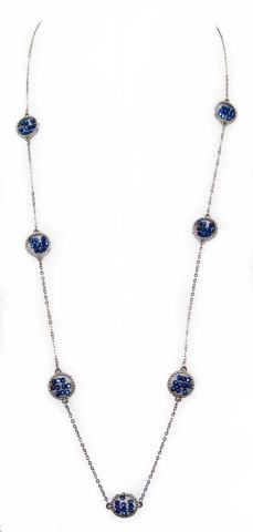 COLLAR OJIVAL RDO. P AZUL