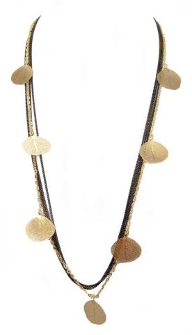 COLLAR LARGO HOJAS NATURE