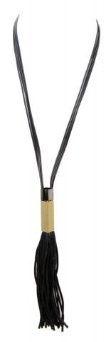 COLLAR 2 TUBOS CUAD FRINGRO NEGRO