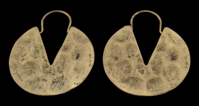 PENDIENTES CIRC 3/4 DORADO