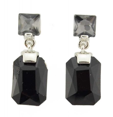 PENDIENTES RECTANGULO CRISTALED