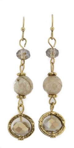 PENDIENTES FINO ARANDELA CRUDO