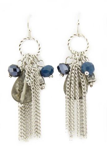 PENDIENTES MATCH COLLAR MET REC AZUL