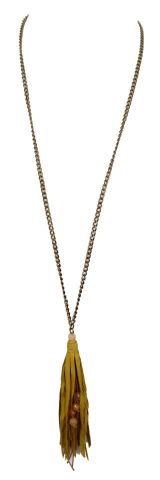 COLLAR COLG. LARGOO ESCO MOSTAZA