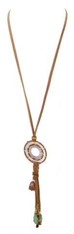 COLLAR LARGO ATRAP CUERO