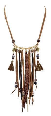 COLLAR CUERO SEMICORTO ARCO