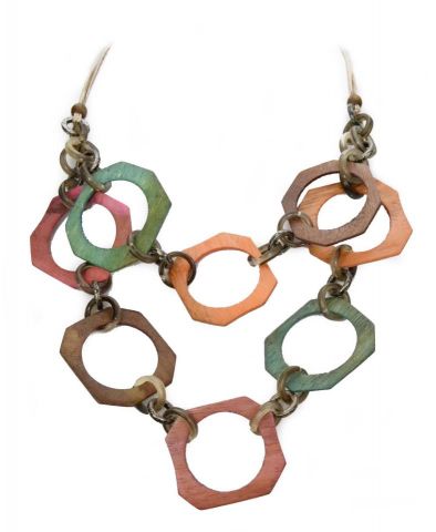 COLLAR AROS PLANOS CORTO