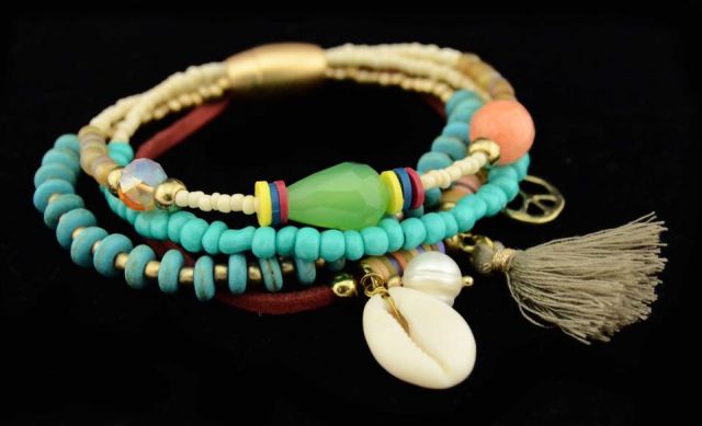 PULSERA VUELTAS PEACE