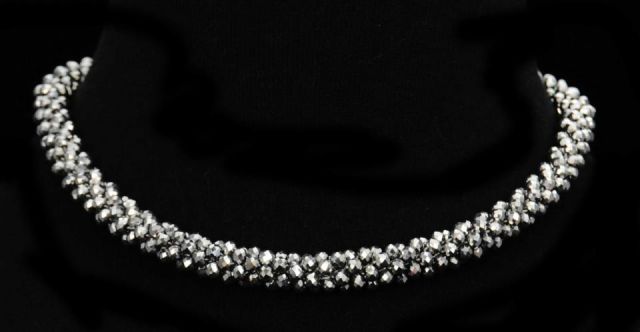 COLLAR RULO GRIS