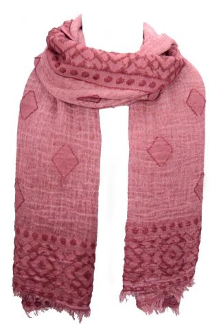 FOULARD ROMBO DESCARGADO GRANATE