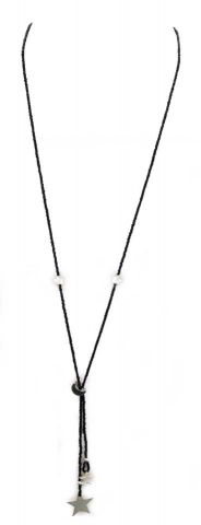 COLLAR FINO LUNA+ESTR BEADS