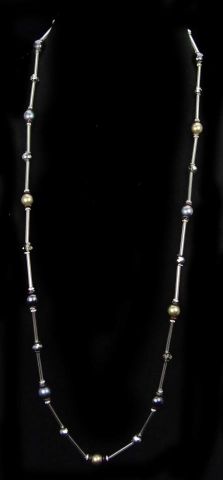 COLLAR LARGO ANTRACITA PLAT