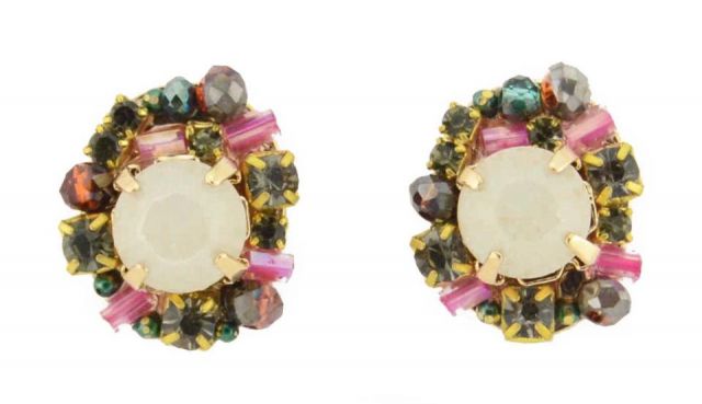 PENDIENTES POST MULTICOLOR