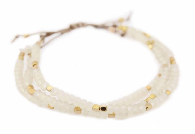 PULSERA CORDON 3 VUELTAS MIN CRUDO