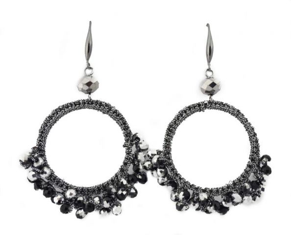 PENDIENTES TEJ. RDO. PLATEADO