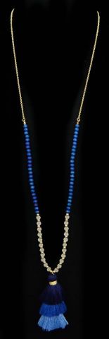 COLGANTE BOLAS 3 POMP AZUL