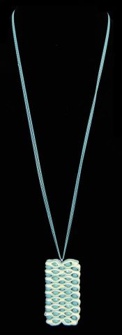 COLLAR COLG. CENEFA TURQUESA