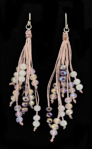 PENDIENTES RACIMO ROSA