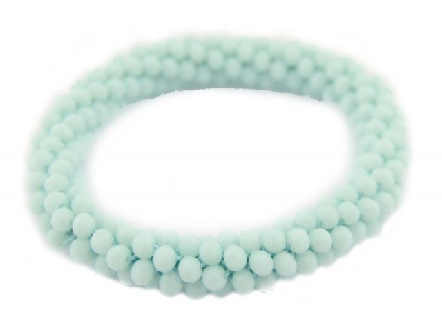 PULSERA TRENZADA BRILLO CIELO