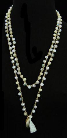 COLLAR 2 VUELTAS EN CORDON VERDE