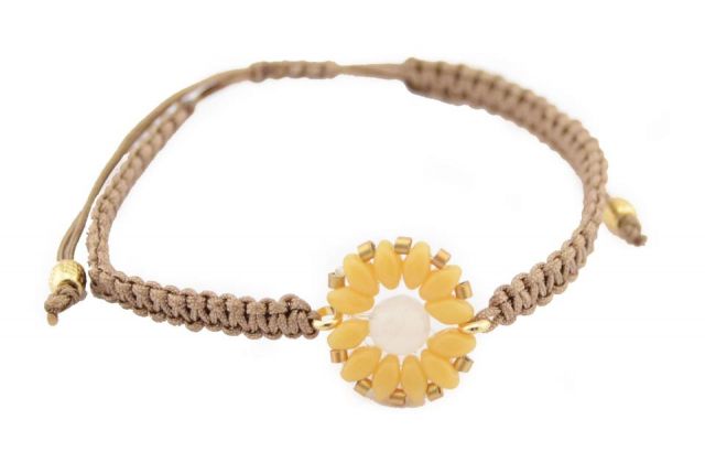 PULSERA 1 FLO AMARILLA