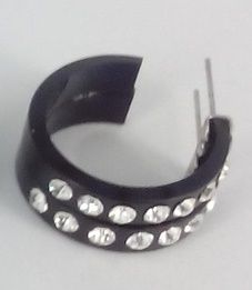 PENDIENTES ARO METACRILATO A BLACK